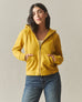 Women's relaxed Classic Full Zip 2.0 - Nugget Gold